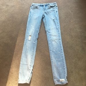 Distressed Denim Jeans