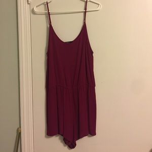 Forever 21 Maroon Romper, NWOT
