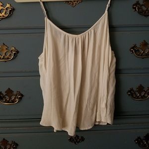 Flowy cream tank