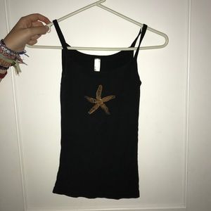 Black starfish tank