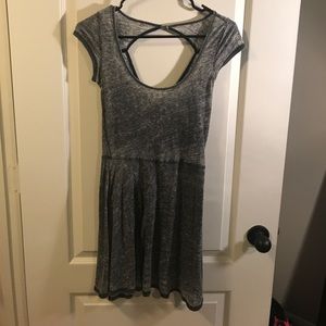 Gray acid wash dress!