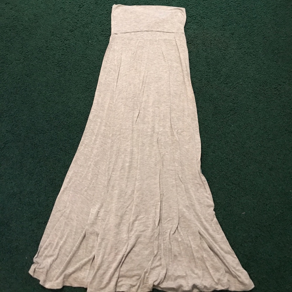 Love Culture Gray Maxi Skirt