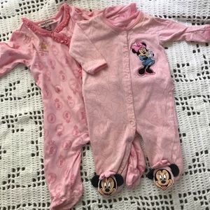 2 sleepers Disney and juicy couture