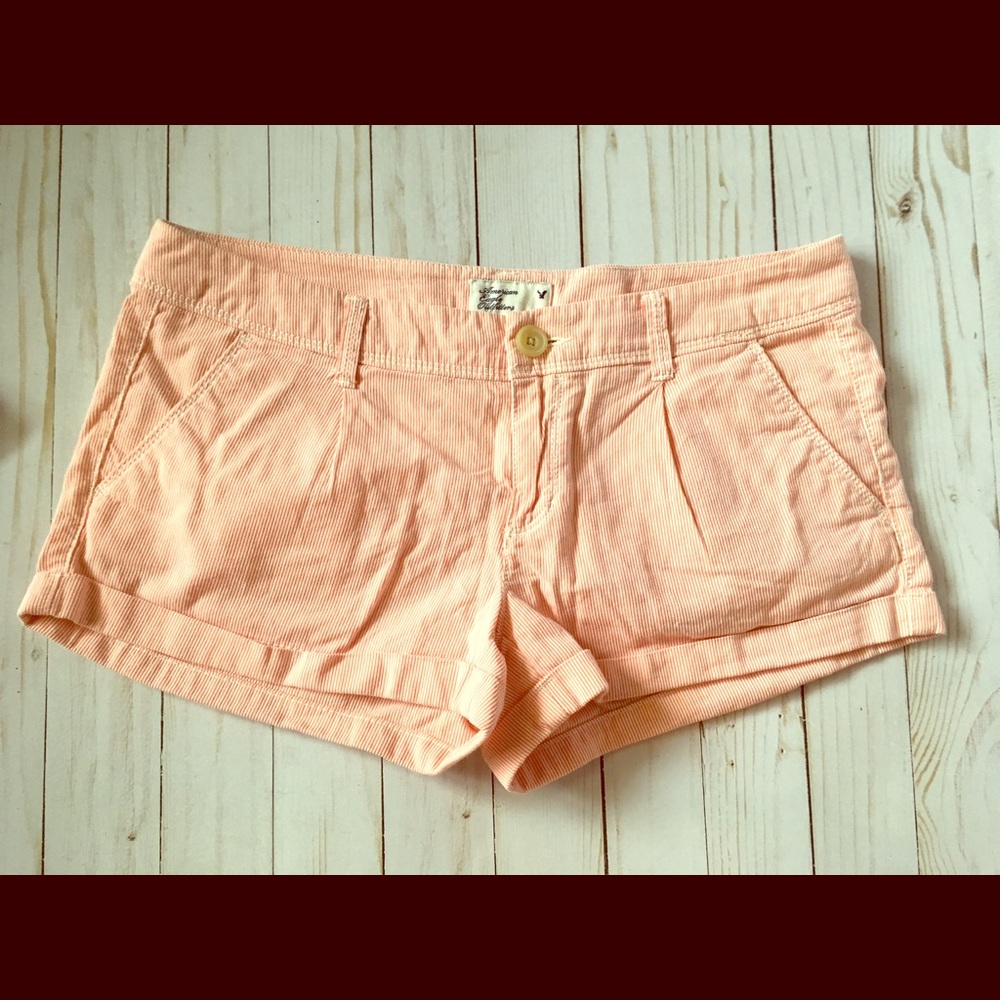 American Eagle Seersucker Shorts