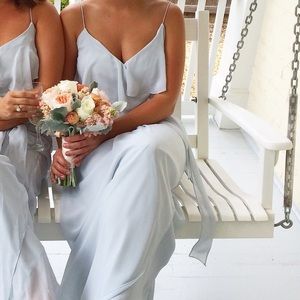 Amsale Nouvelle Drew Cloud size small