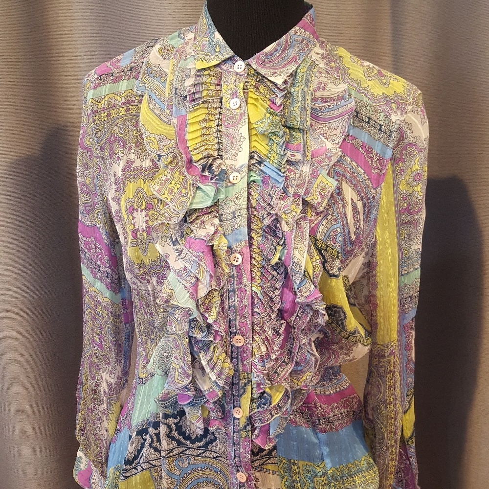 Etro Milano Viscose Blouse