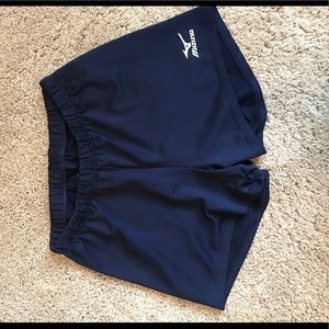 Navy blue mizuno volleyball spandex