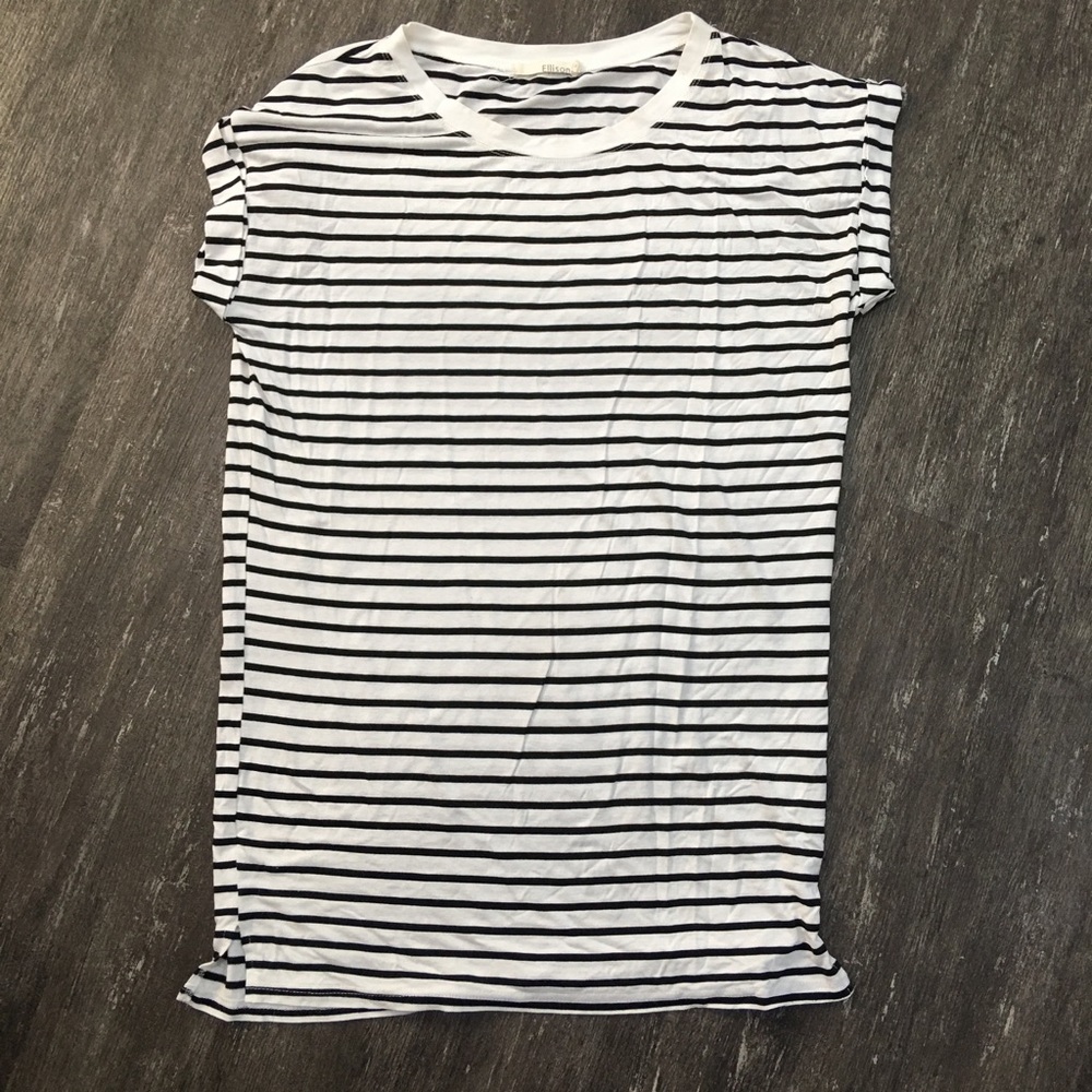 Boutique striped t shirt dress