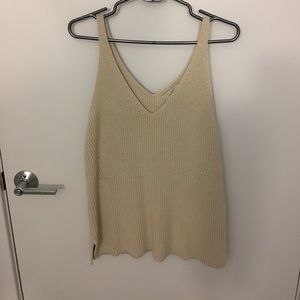 Ivory knit top