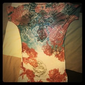 Sinful bedazzled tee