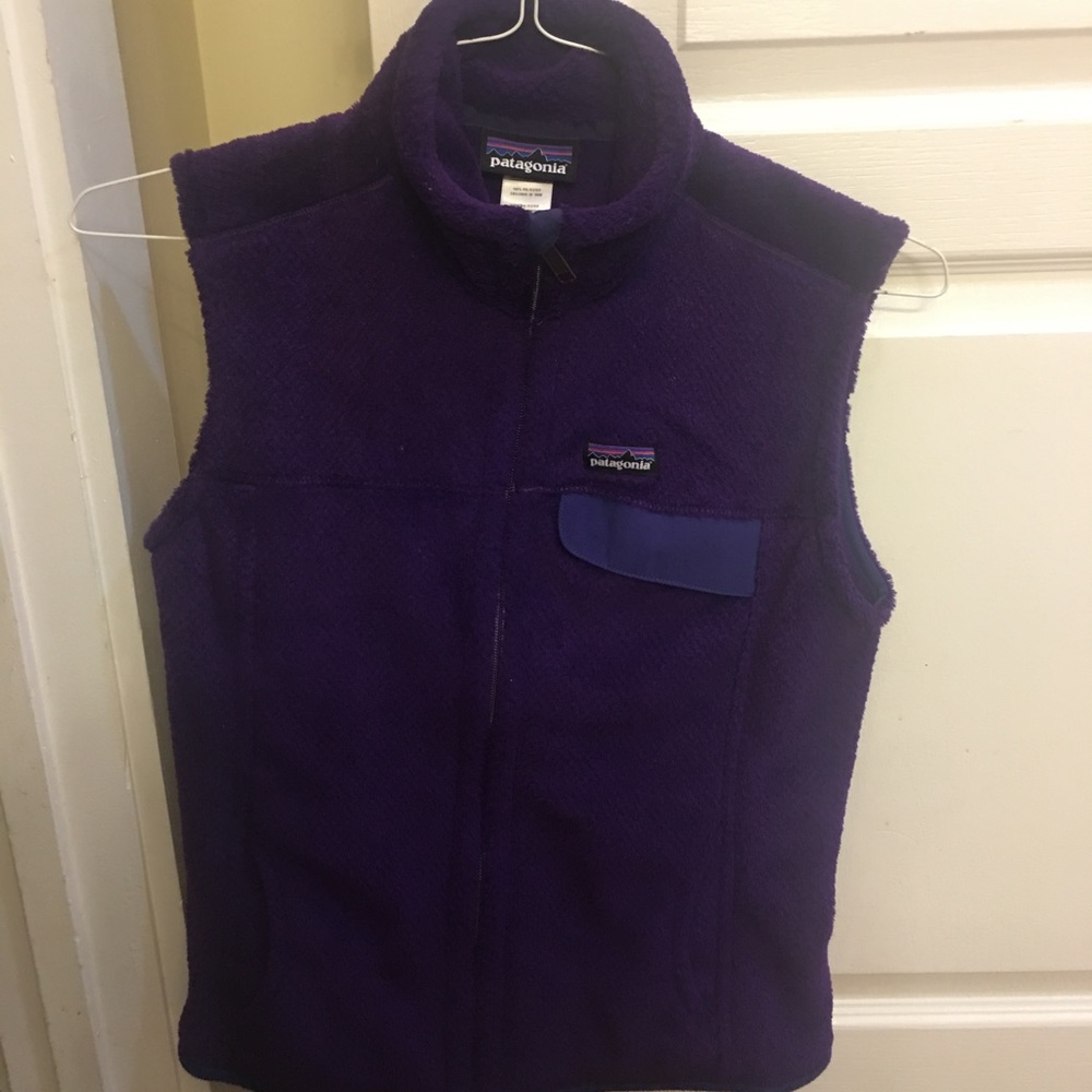 Patagonia Purple Fleece Vest