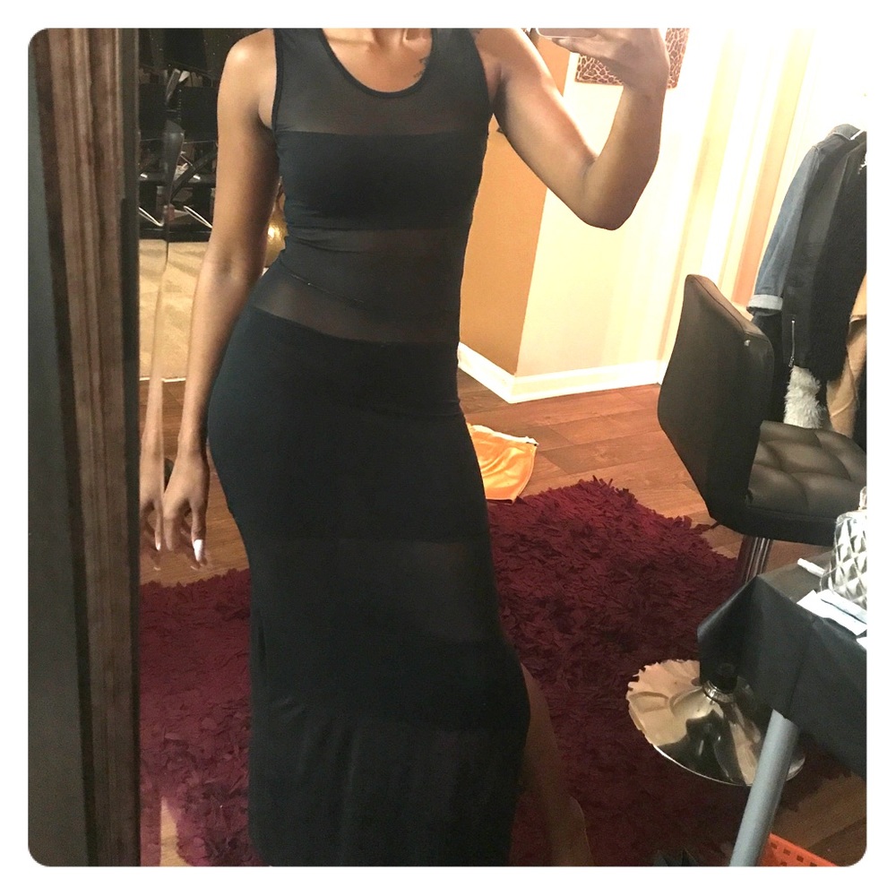 Mesh Maxi dress
