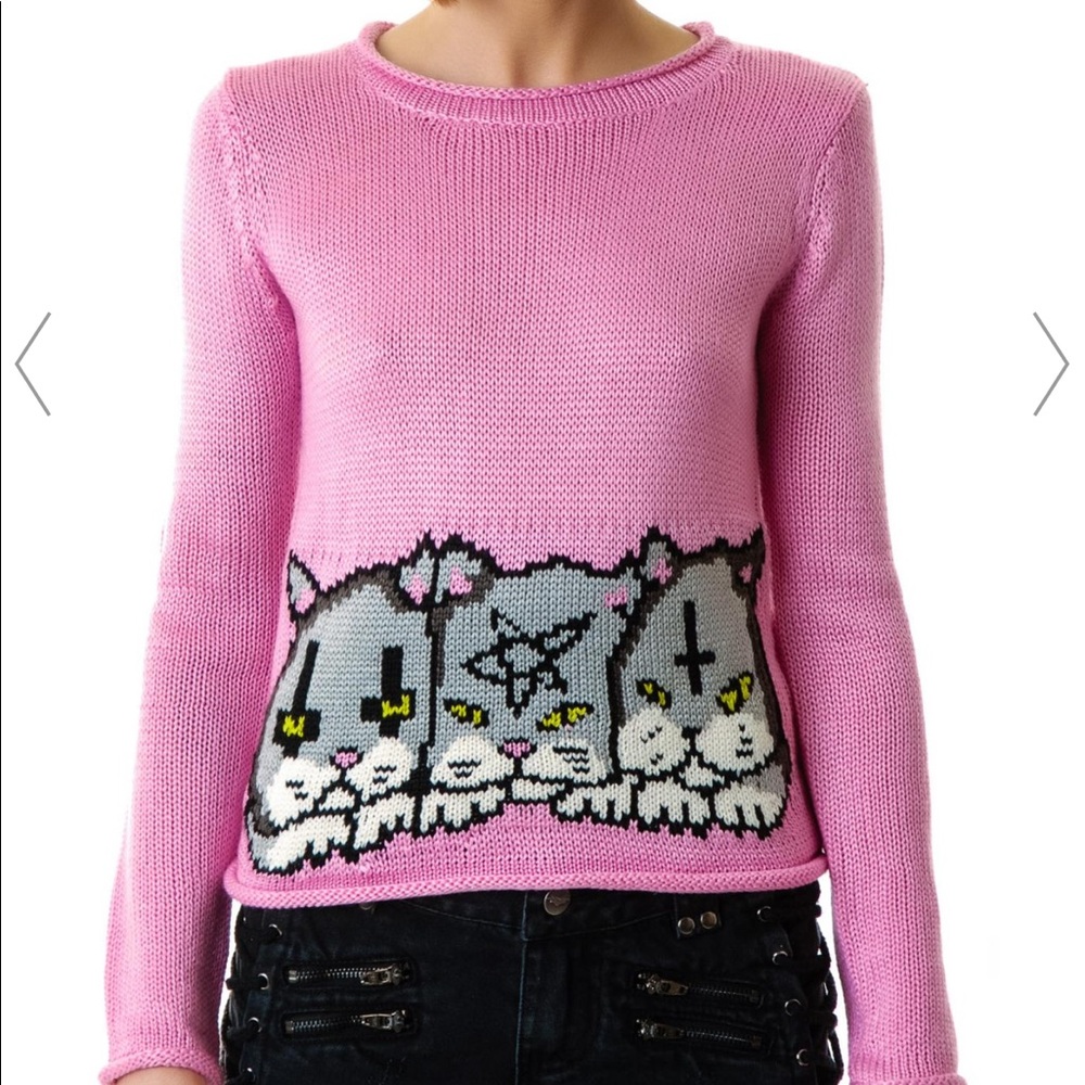 UNIF Meowtal Sweater, UNIF Cat Sweater
