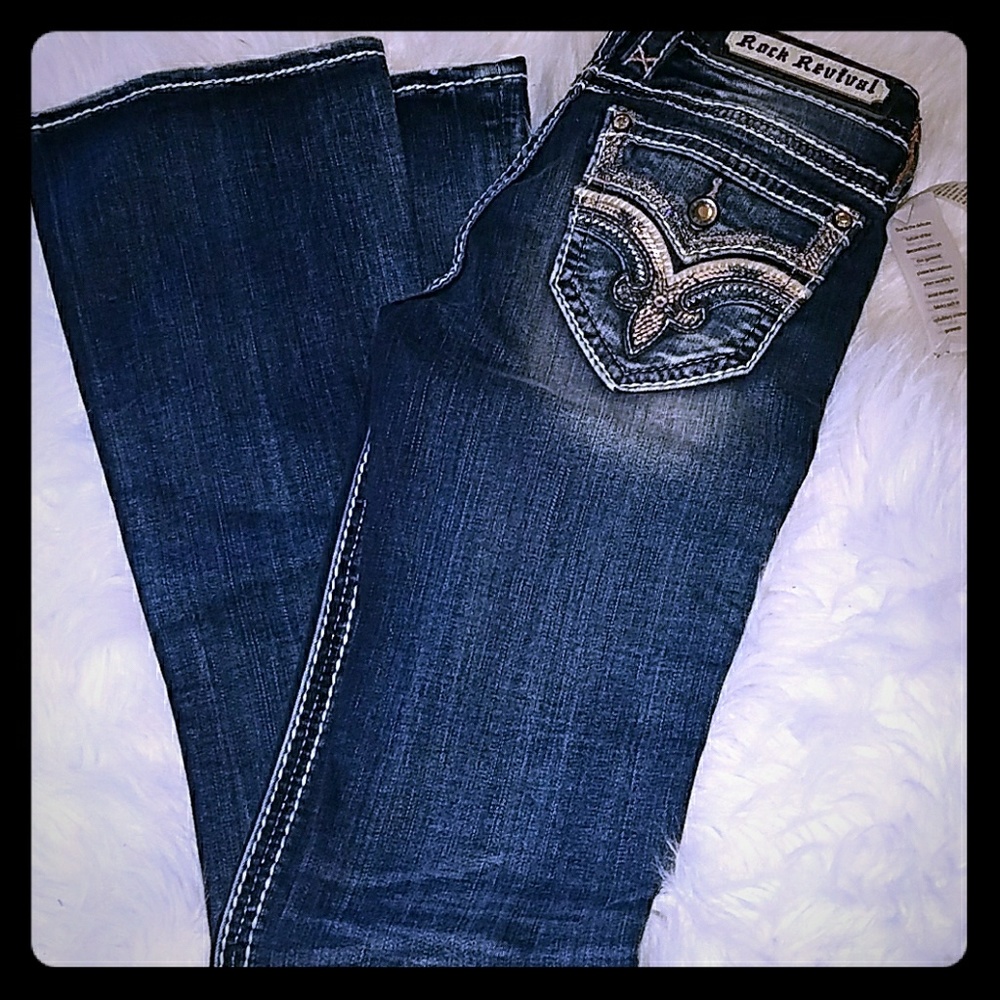 rock revival jeans