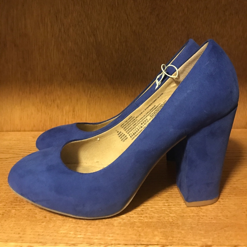 Blue heels