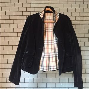Burberry velvet blazer