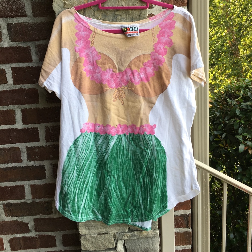 Hawaiian swimsuit coverup