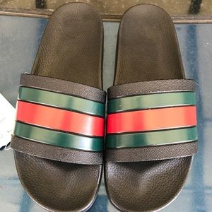 Gucci style flip flops