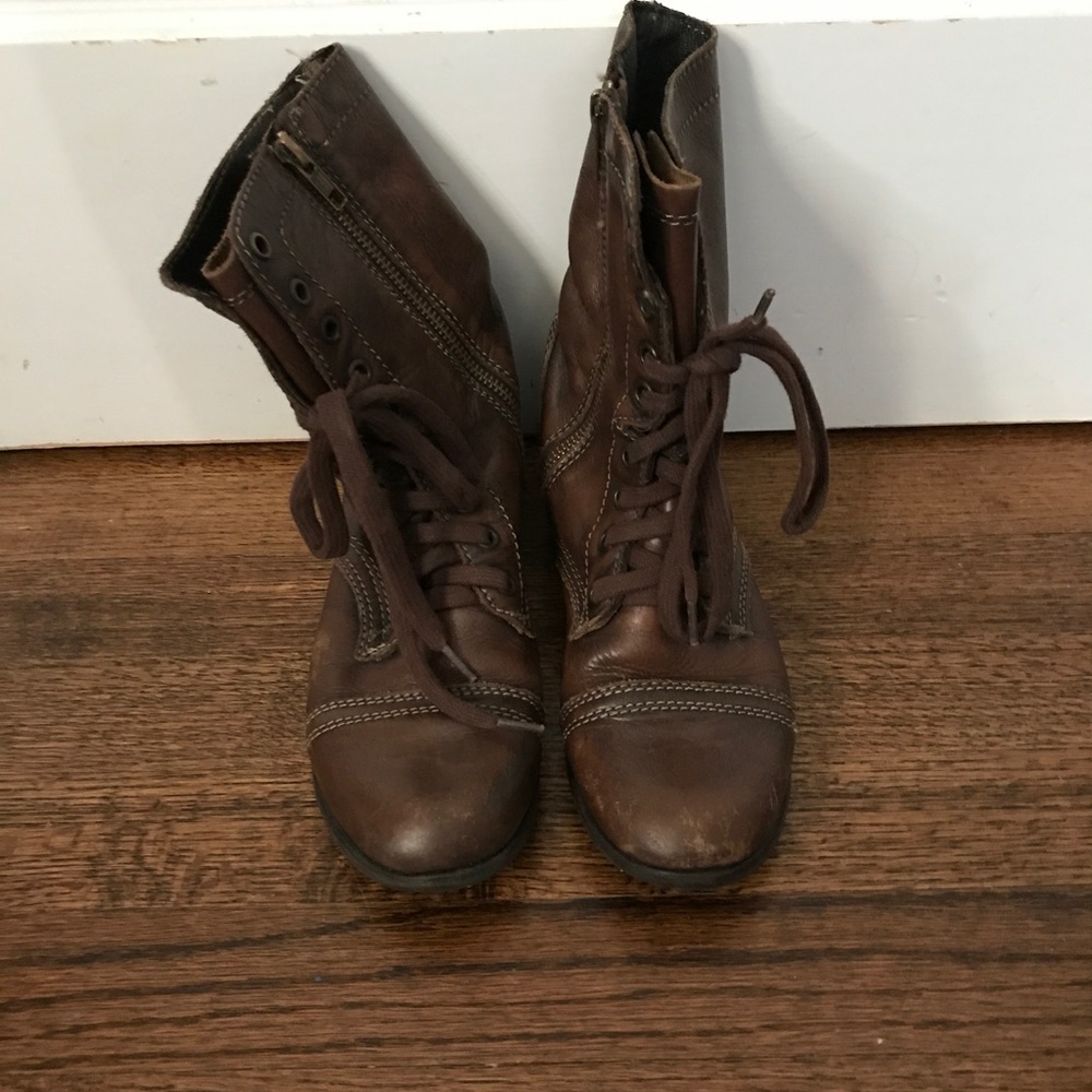 Steve Madden combat boots