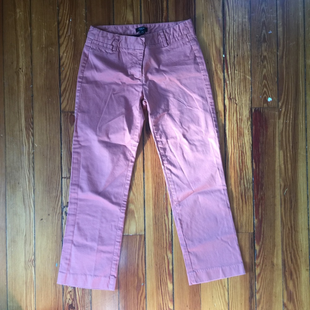 J.Crew Salmon Chino Capris