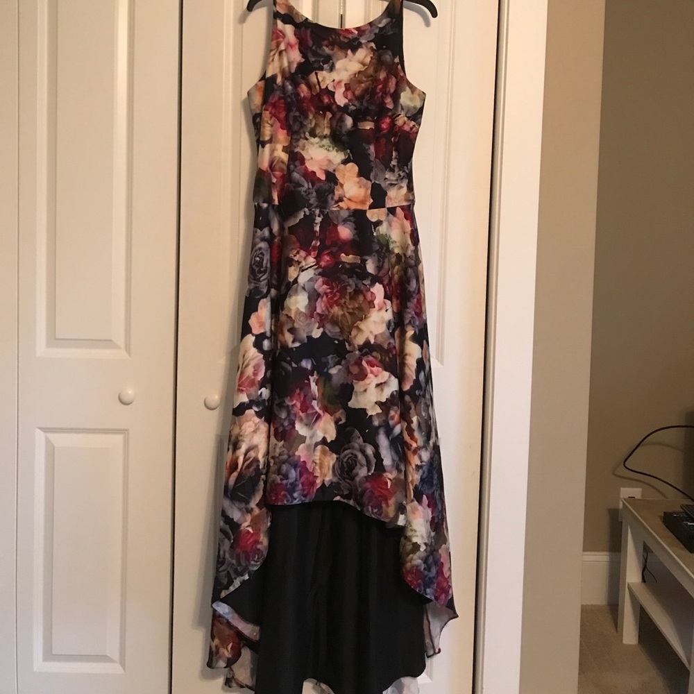 Gorgeous floral high-low dress
