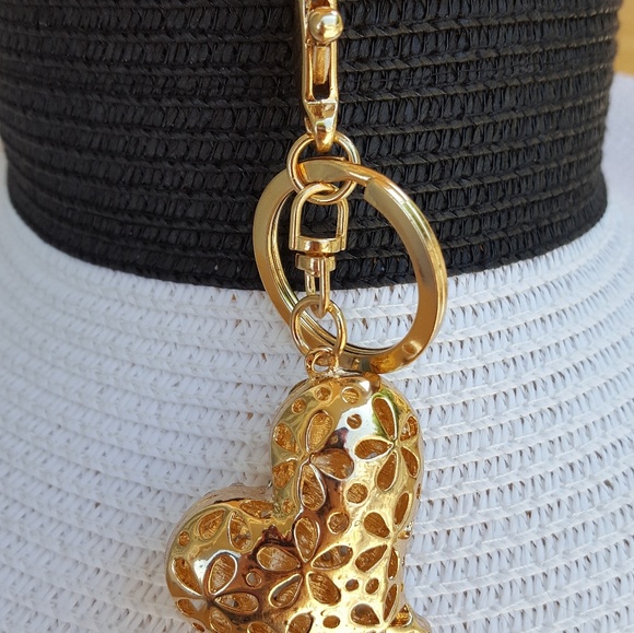 Heart Rhinestone Keychain - Picture 2 of 3
