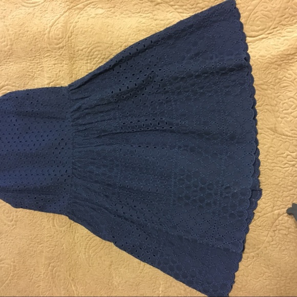 Navy blue eyelet sundress - Picture 4 of 5