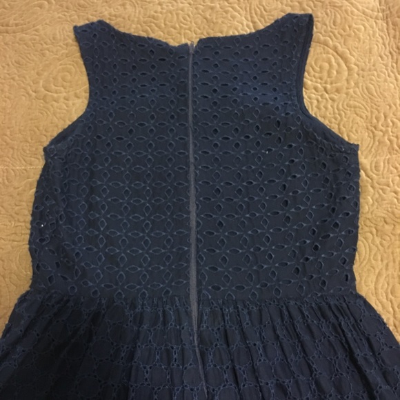 Navy blue eyelet sundress - Picture 5 of 5