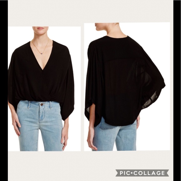Free People Tops - NWT Free People Sleepy Time Black Top