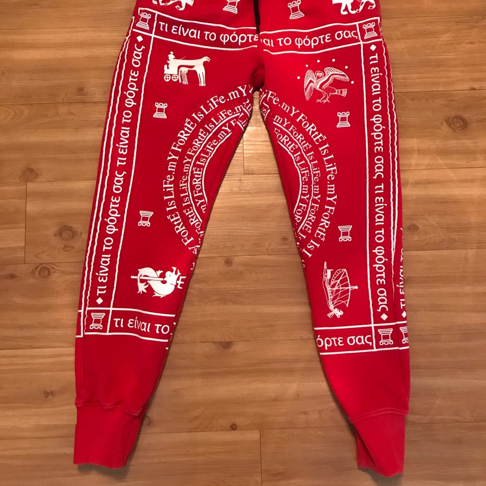 Red Forte sweatpants Joggers