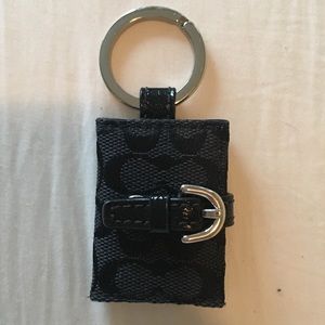 Coach photo holder keychain