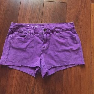 Madewell shorts purple EUC!