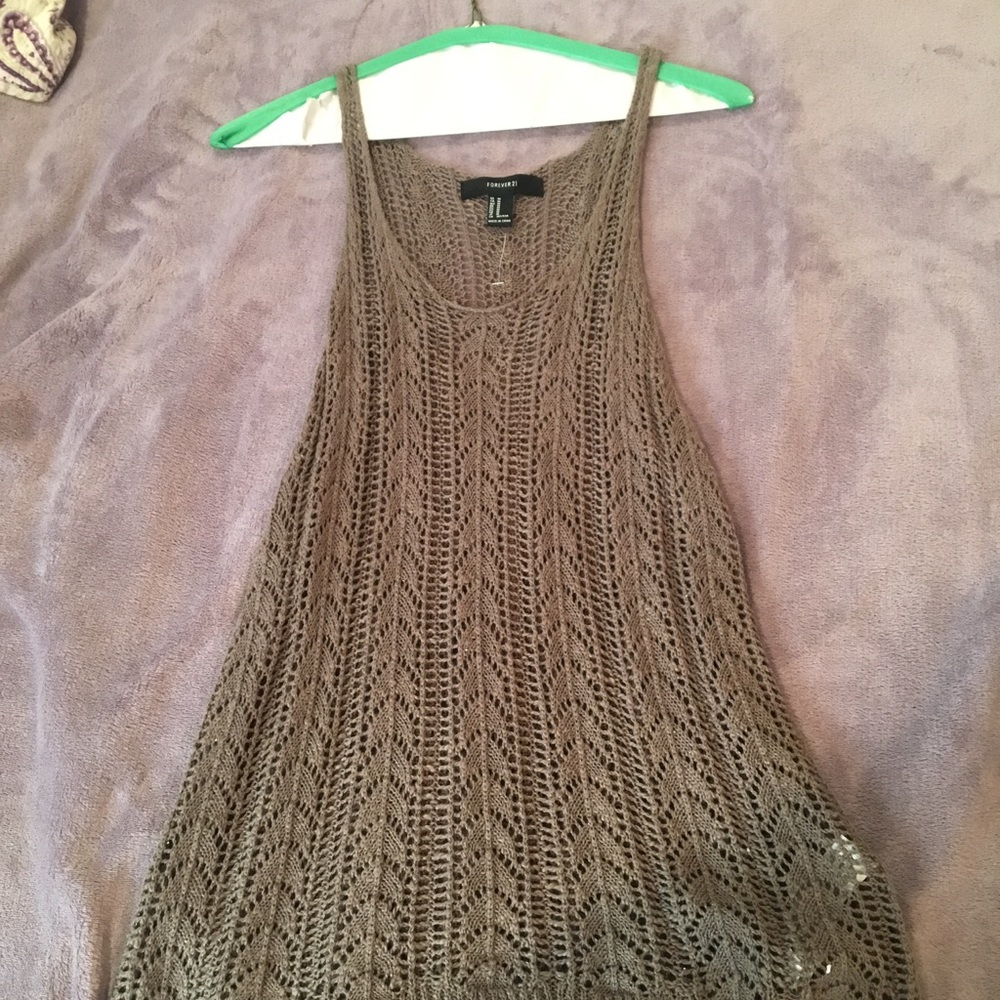 Crochet tank top