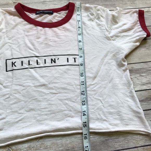 Brandy Melville Killin' It Tee One Size - Picture 2 of 4