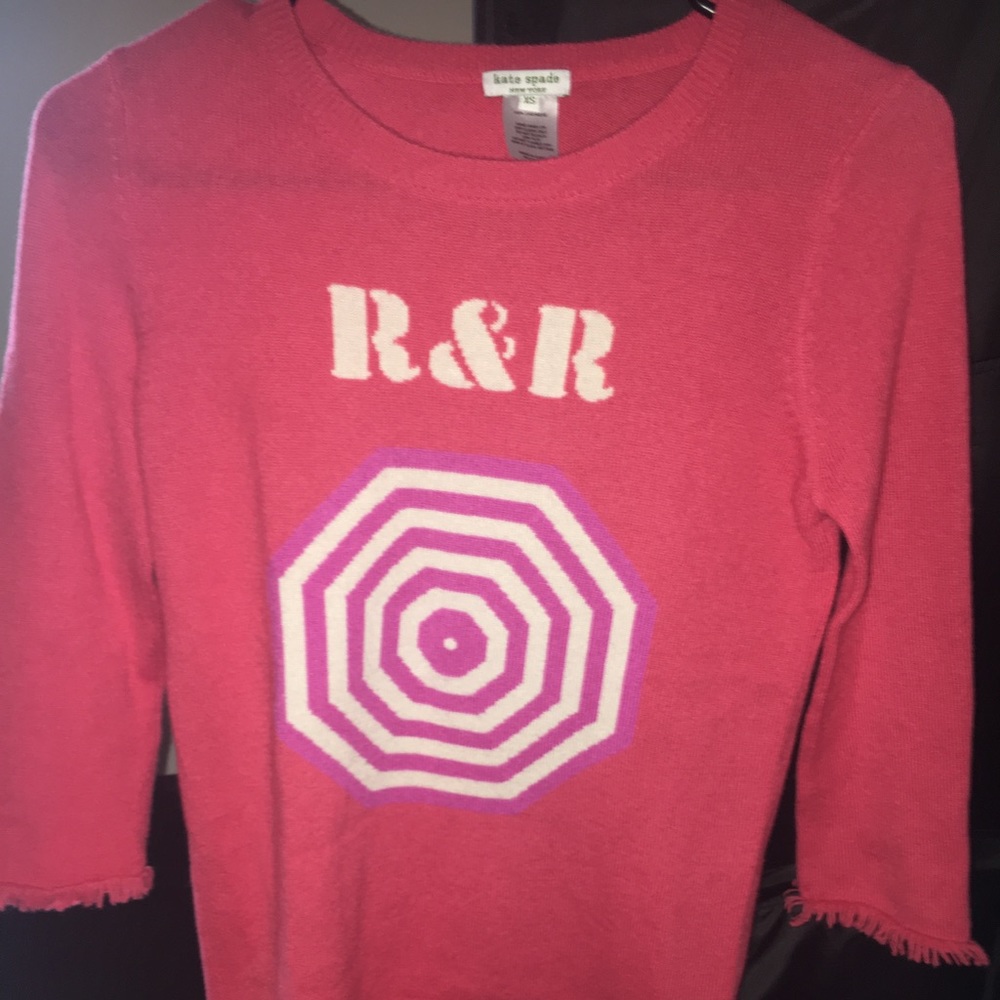 Coral Kate Spade R&R Sweater