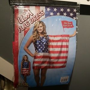 Rasta Imposta USA flag dress Halloween costume