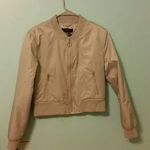 Blueish grey bomber jacket