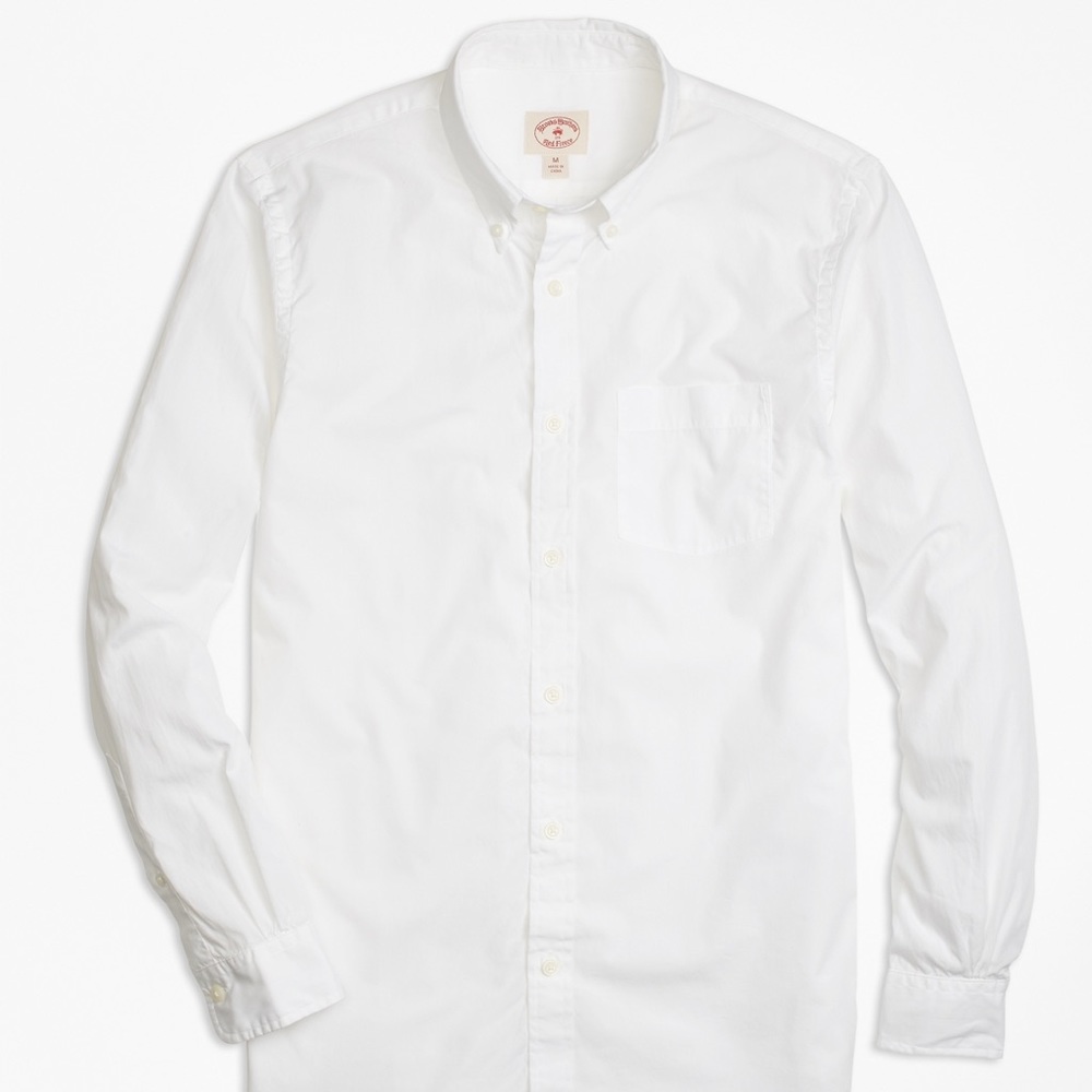 ⏳SOLD🍃 Brooks Brothers White Button Up, L