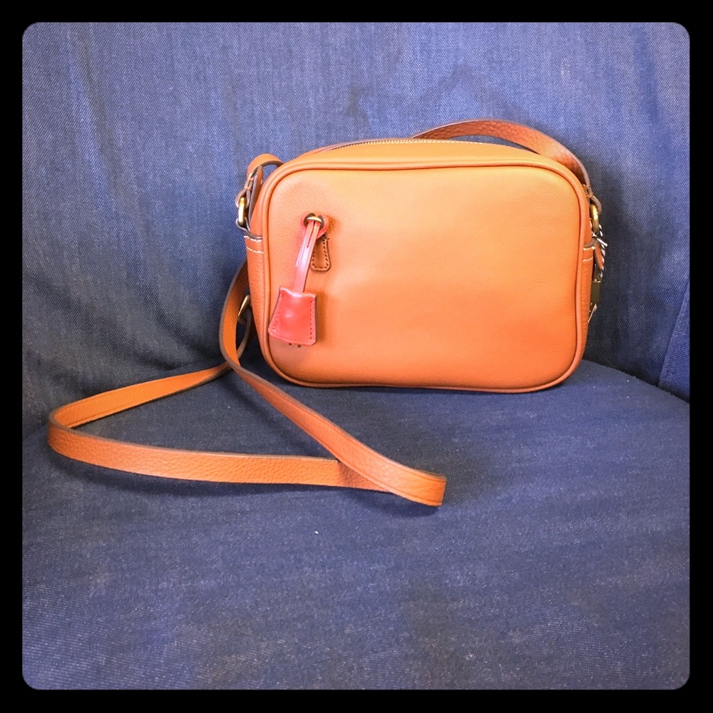 J Crew Tan Cross Body Bag