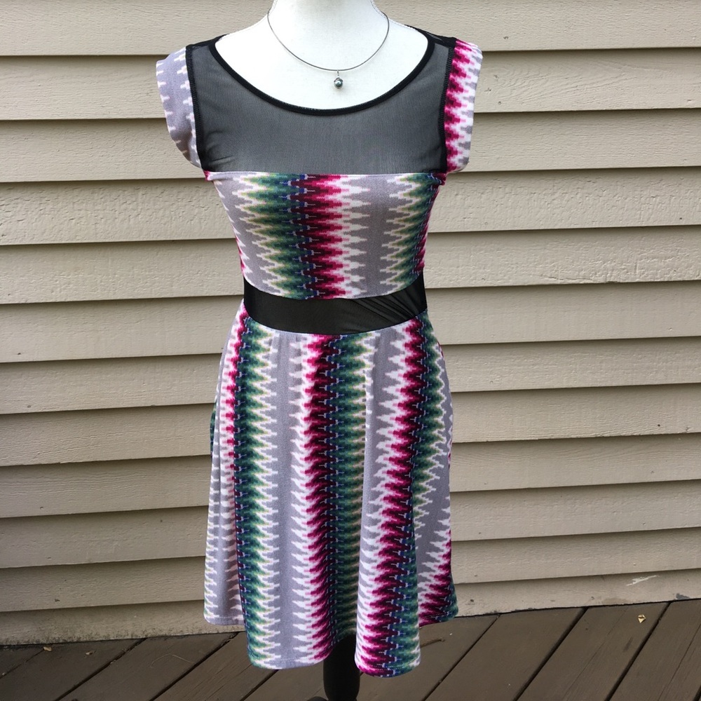 Brand new Stretchy colorful cotton dress