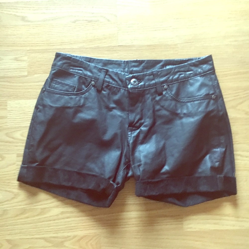 Blanknyc Vegan Leather Shorts