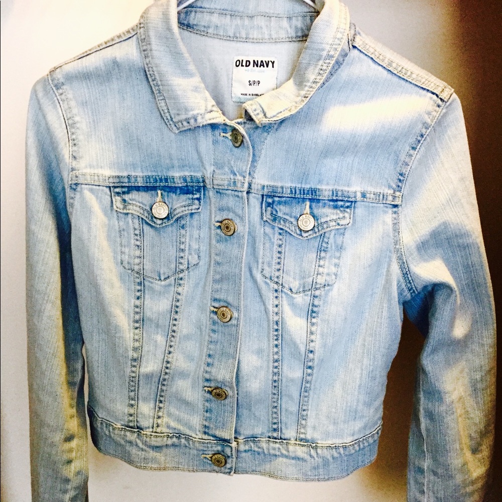 Old Navy Cropped Denim Jacket