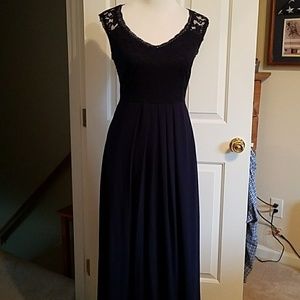 Navy Blue bridesmaid dress