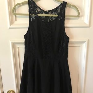 Black lace dress