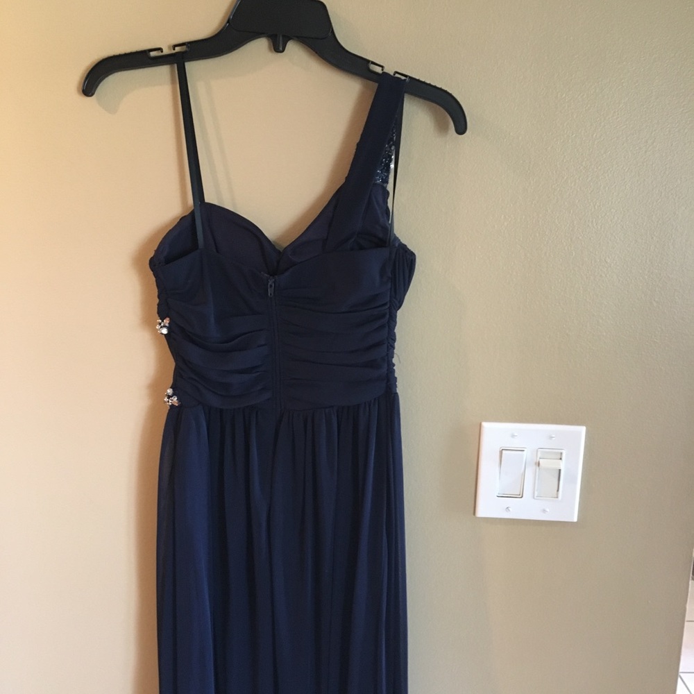 Navy blue evening gown - Picture 7 of 7