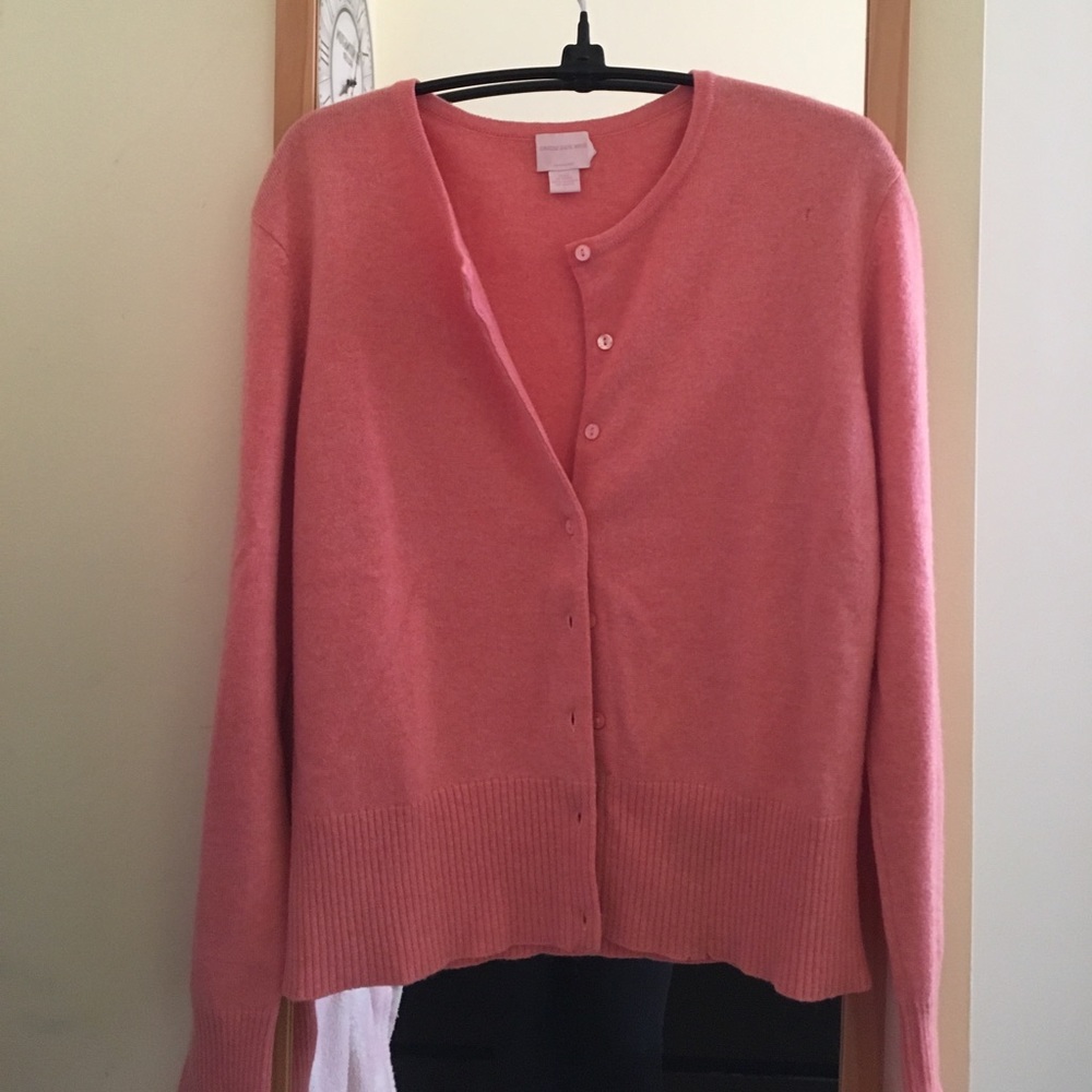 Pink Cashmere Cardigan
