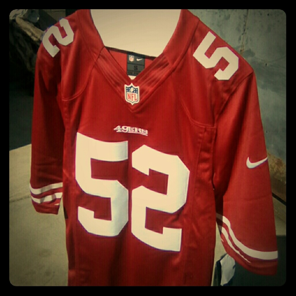 Authentic Nike on field Jersey.#52 Patrick Willis