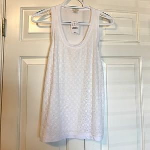 NEVER WORN w/ TAGS JCrew lace tank top