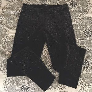 Black Sparkly Leggings