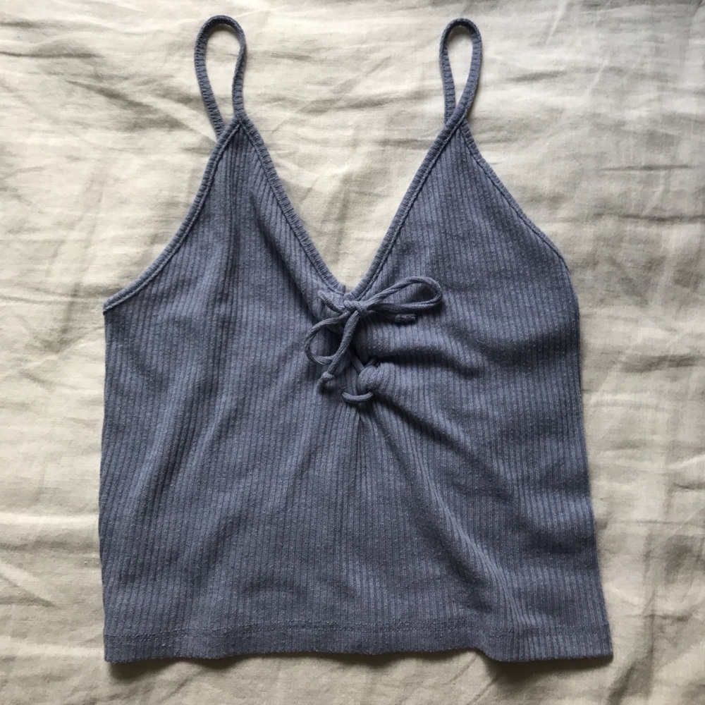 Brandy Melville top in light blue/lavender